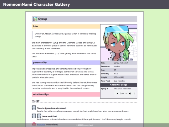 characters/syrup screenshot