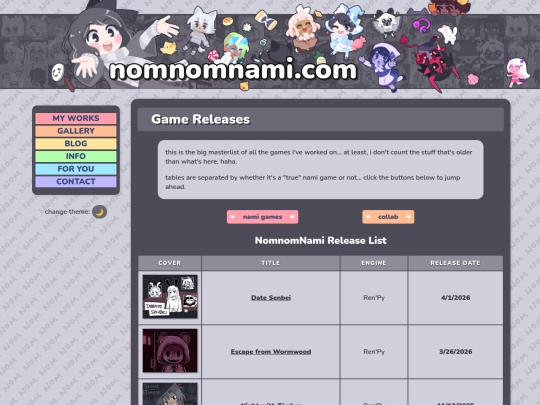 games/releases screenshot