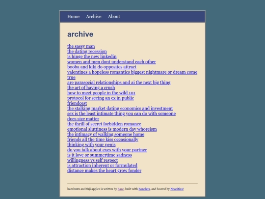 archive screenshot