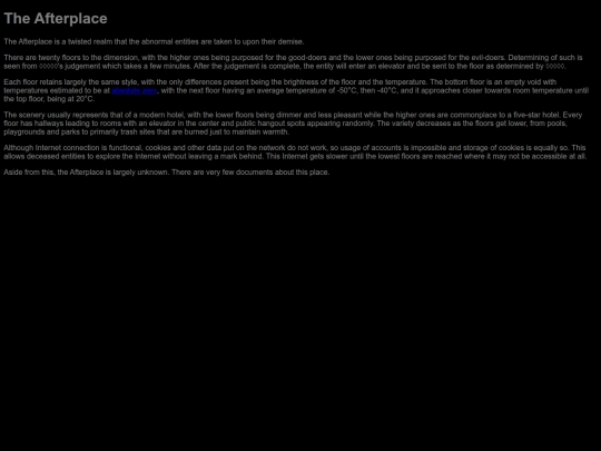 Afterplace screenshot
