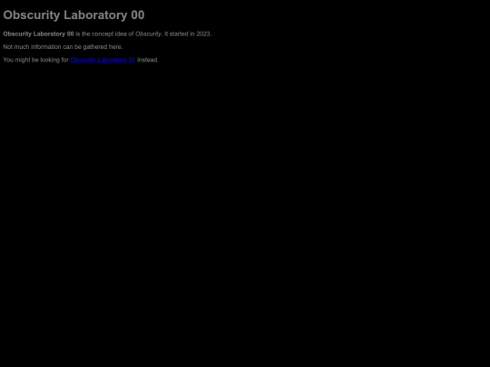 obscuritylaboratory0 screenshot