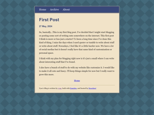 posts/2024-05-27-First-Post screenshot