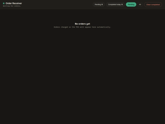 receiver screenshot
