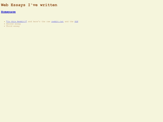 essays screenshot