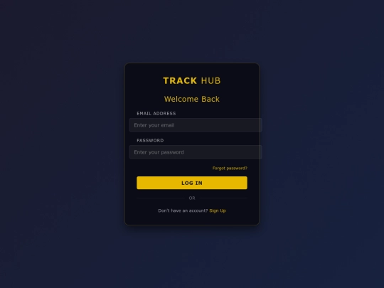 login screenshot