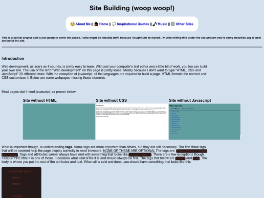 webDevIntro screenshot