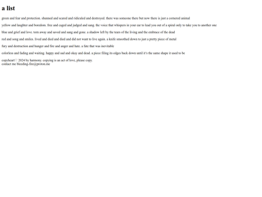 writing/list screenshot
