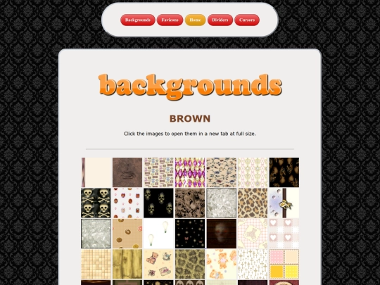 backgrounds/brown/menu screenshot