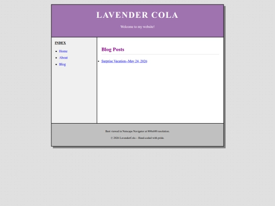 bloghome screenshot