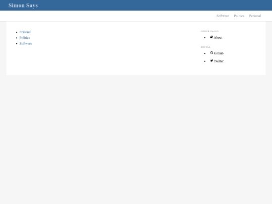 categories screenshot