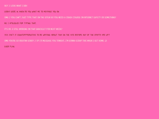MJ crafts!/the beginning screenshot