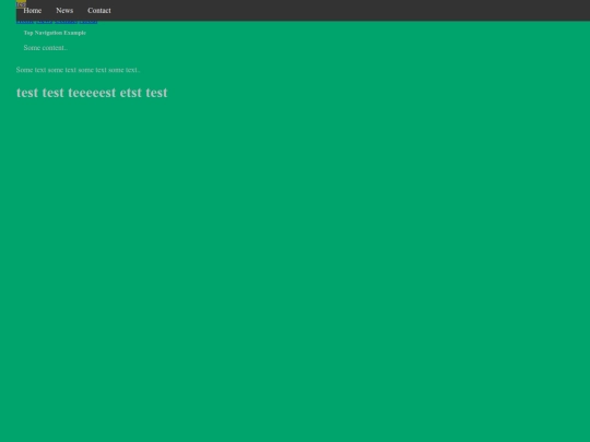 testingpage screenshot