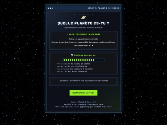 pages/widgets/Quizz screenshot
