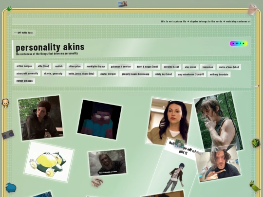 personality-akins screenshot