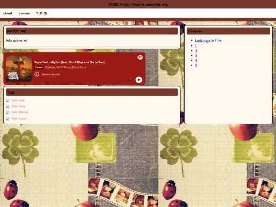 index screenshot