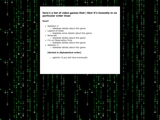 games screenshot
