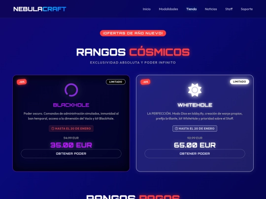 tienda screenshot