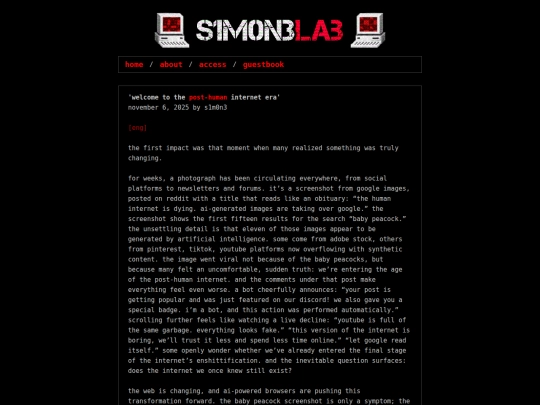 internet screenshot