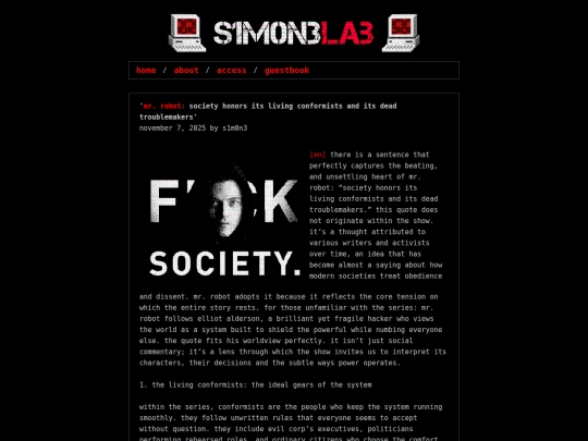 society screenshot