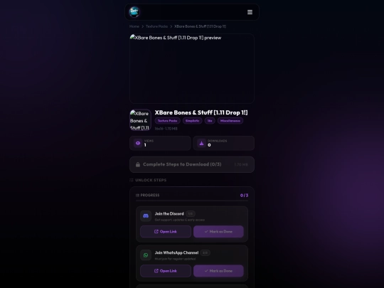 packs/packs screenshot