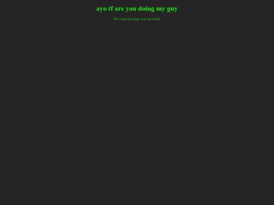 not_found screenshot