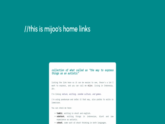 index screenshot