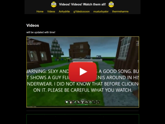 videos screenshot
