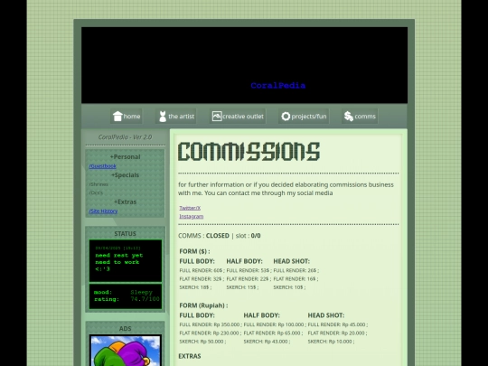 comms screenshot