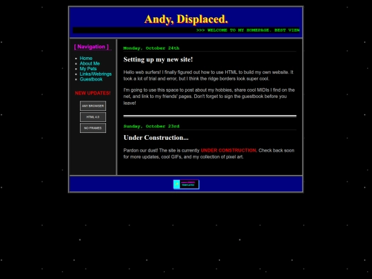 andydisplaced screenshot
