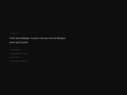test screenshot