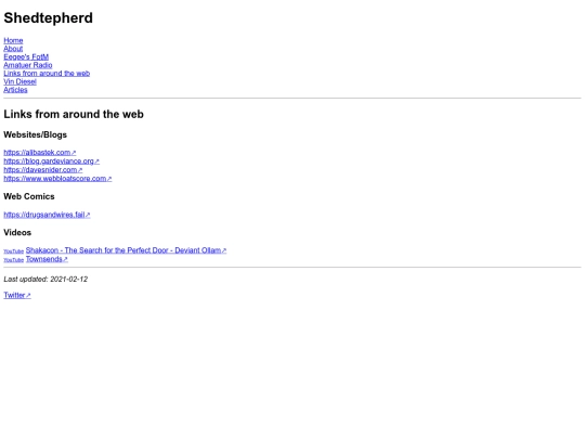 pages/links screenshot