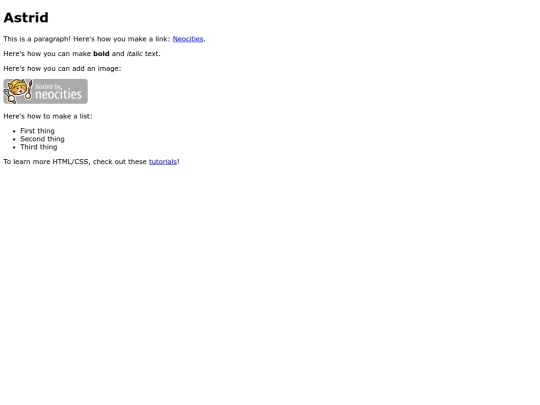 index screenshot