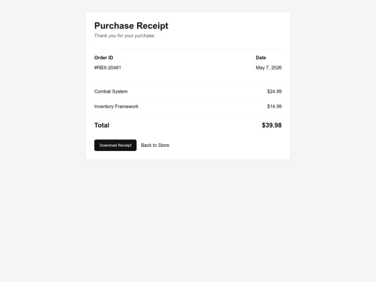 receipt screenshot