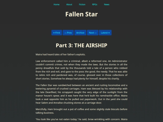 Fiction/Fallen Star/Part Three screenshot