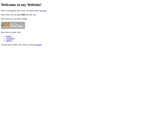index screenshot