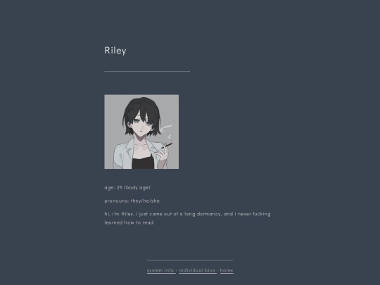 bios/riley screenshot