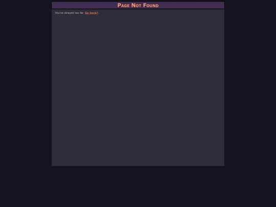 not_found screenshot