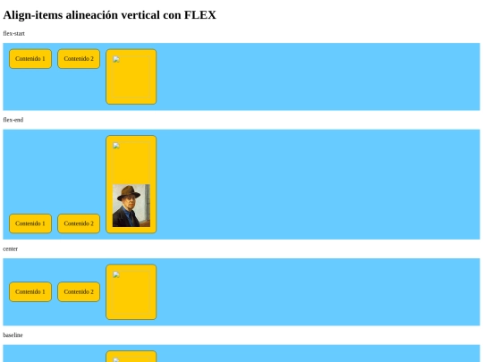 cssexample/04_flex_align-items screenshot
