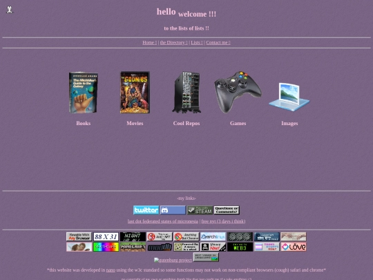 lists screenshot