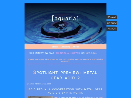 aquaria/interviews/nojiri_mga2_1up screenshot