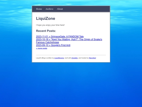 blog screenshot
