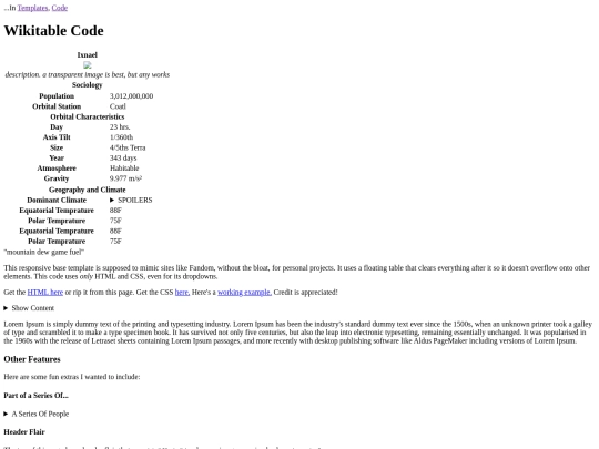 mgdb/wikitable screenshot