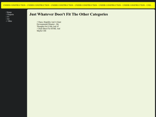 HTML/Misc/misc_index screenshot