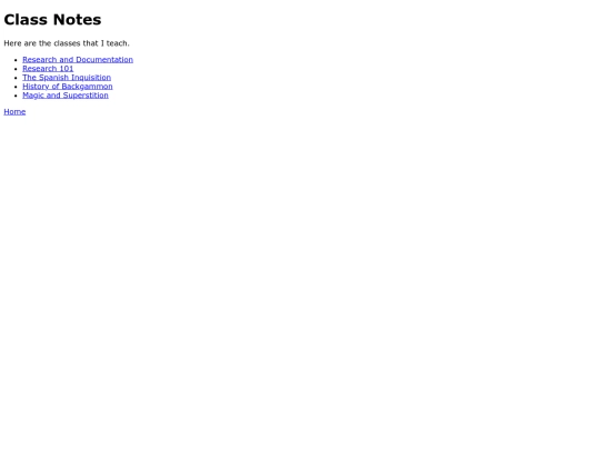 classnotes screenshot