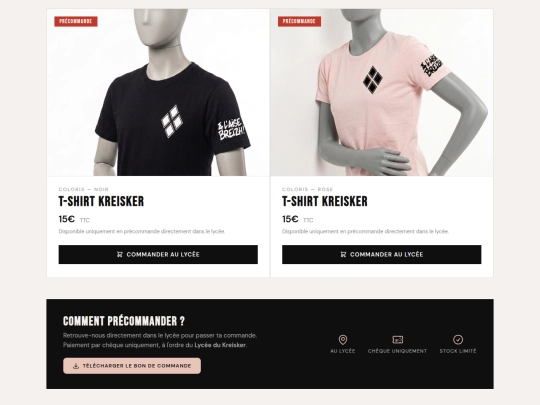 kreisker/tshirt screenshot
