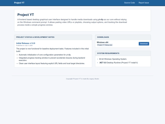 ProjectYT screenshot