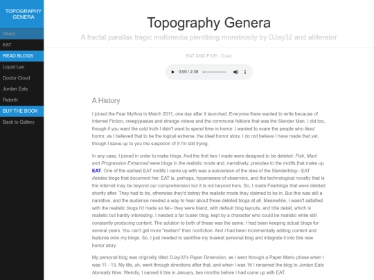 genera/about screenshot