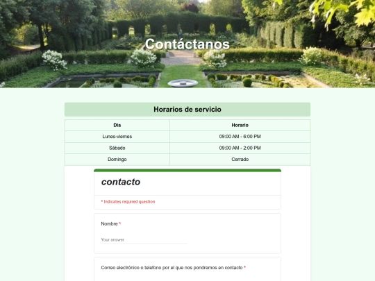 contacto screenshot