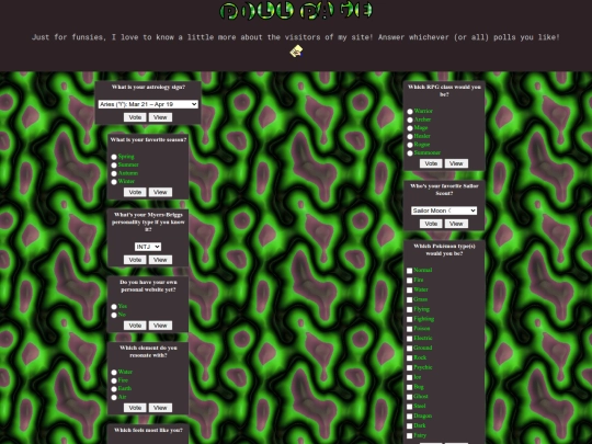 polls screenshot