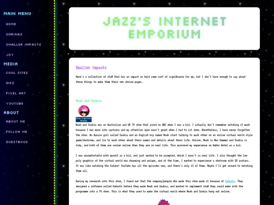 smallerimpacts screenshot